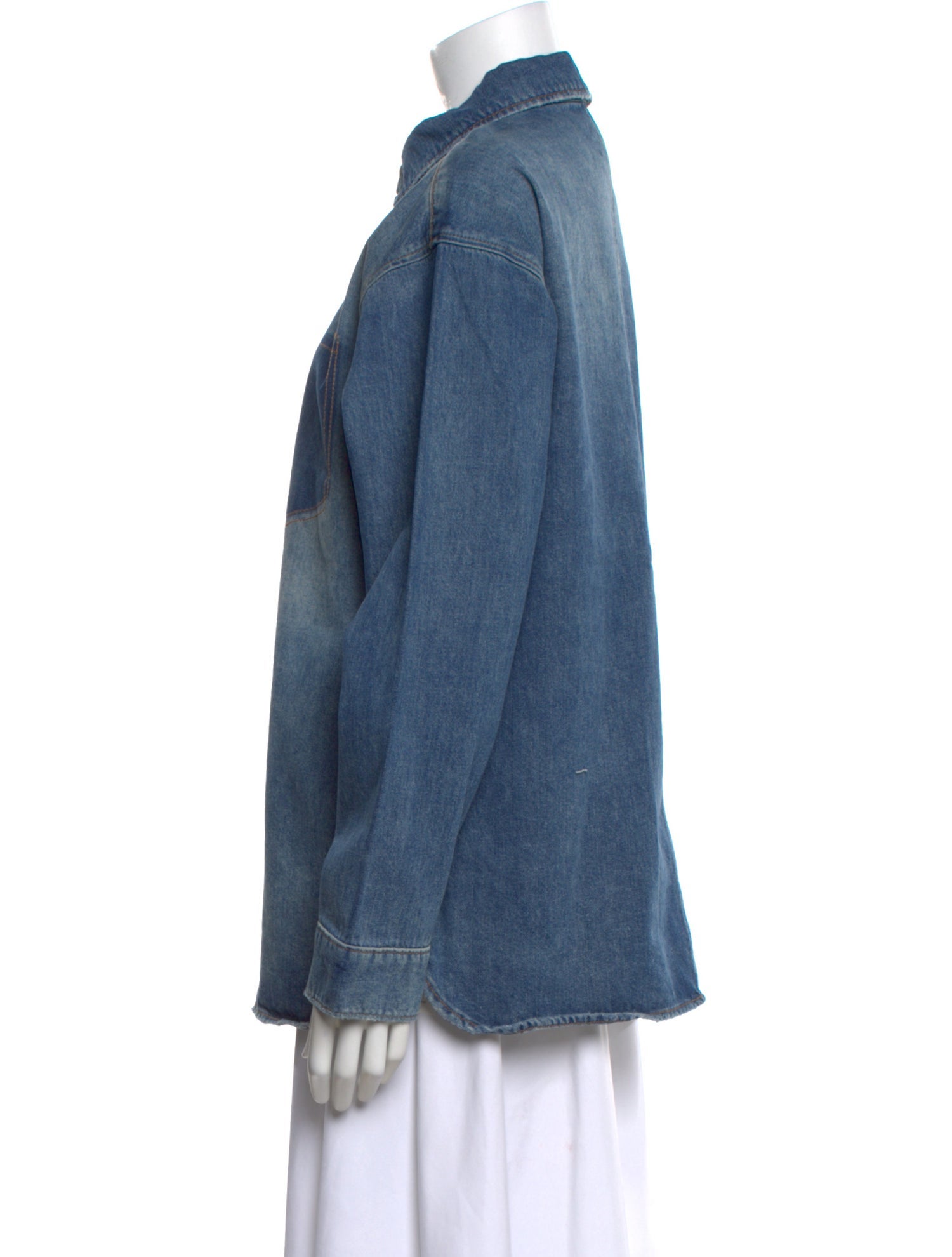Triarchy Long Sleeve Button-Up Top