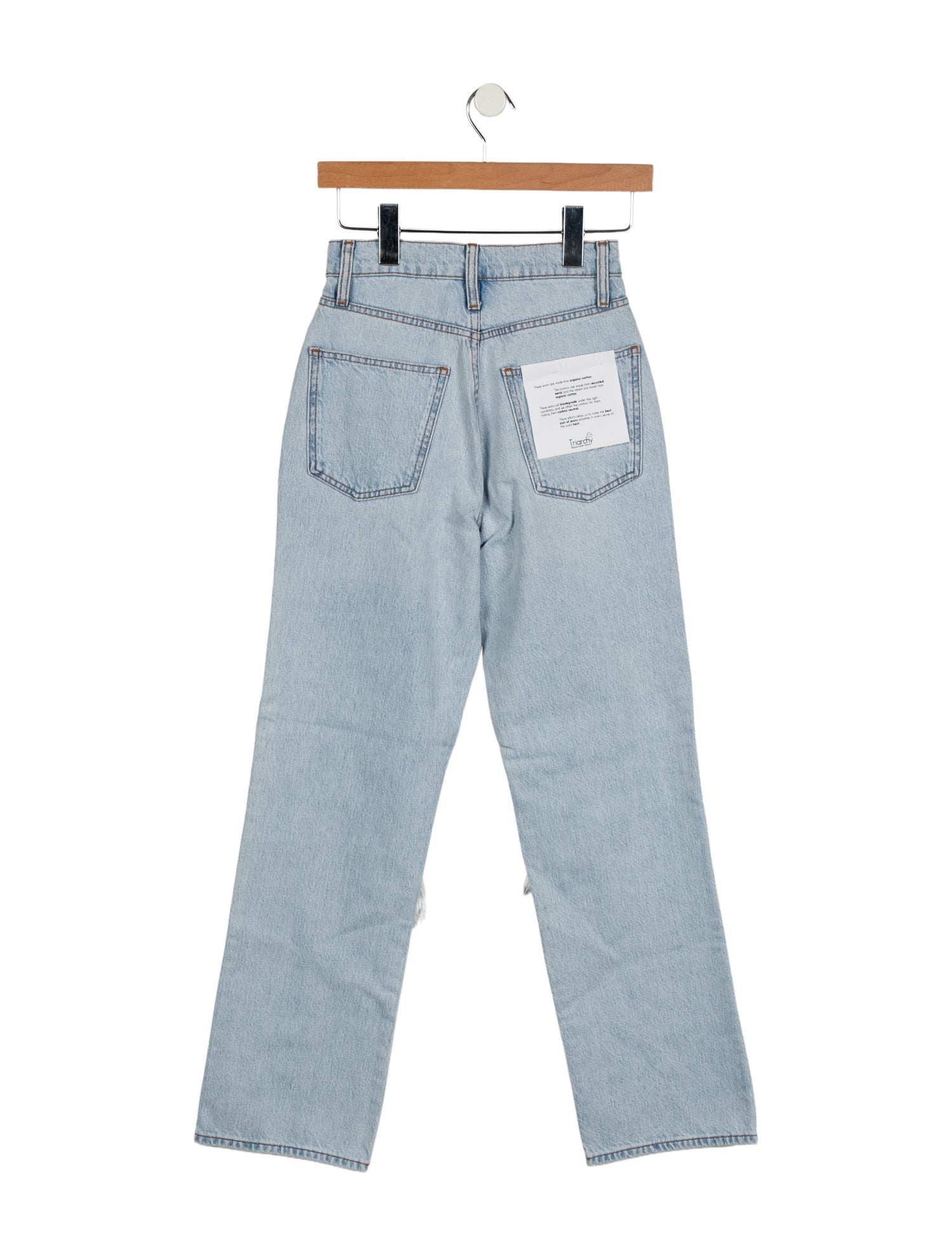 Triarchy High-Rise Straight Leg Jeans w/ Tags
