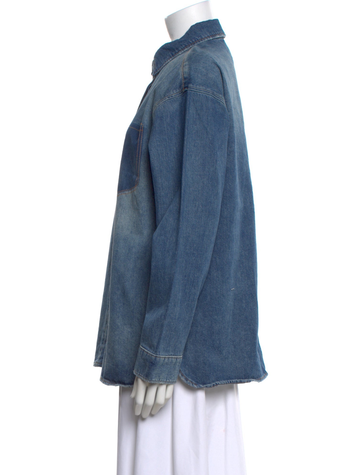 Triarchy Long Sleeve Button-Up Top