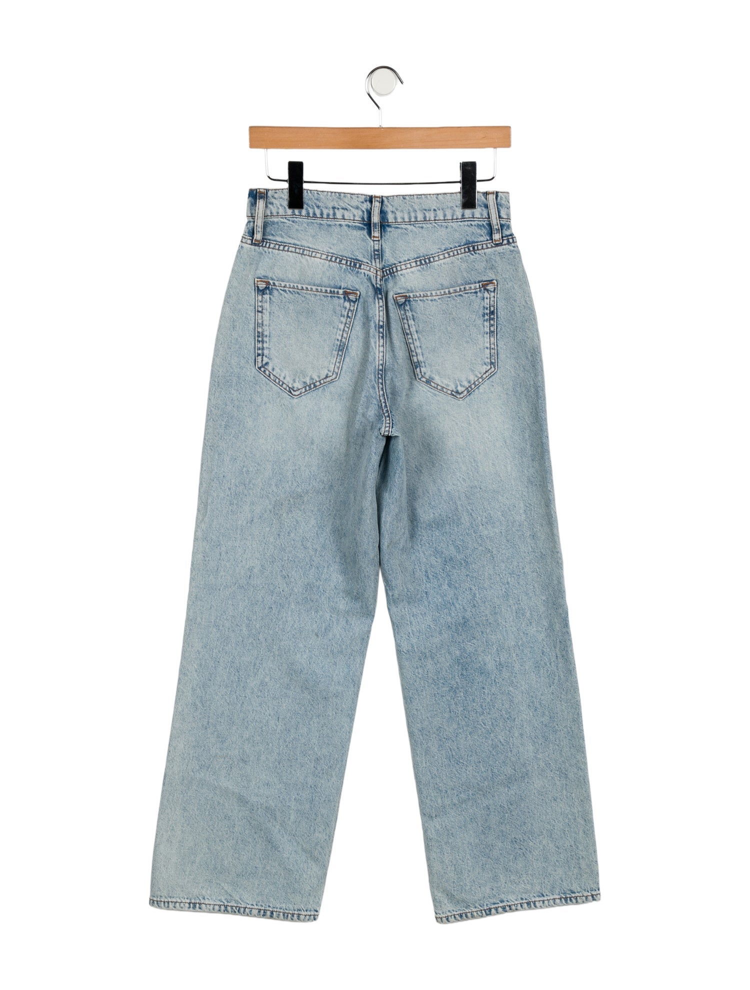 Triarchy Mid-Rise Wide Leg Jeans