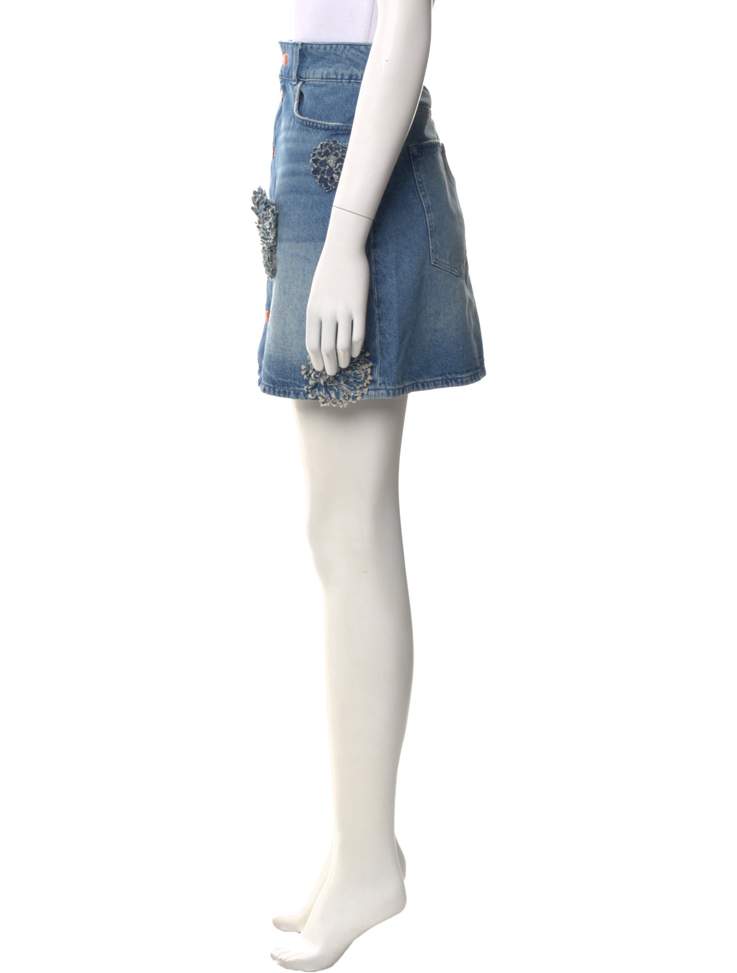 Triarchy Distressed Accents Mini Skirt