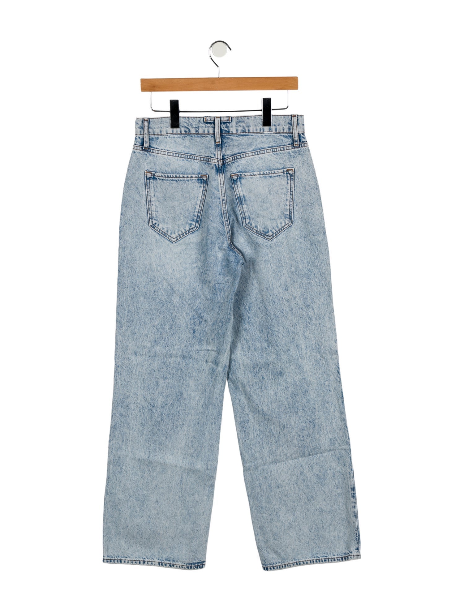 Triarchy Mid-Rise Wide Leg Jeans