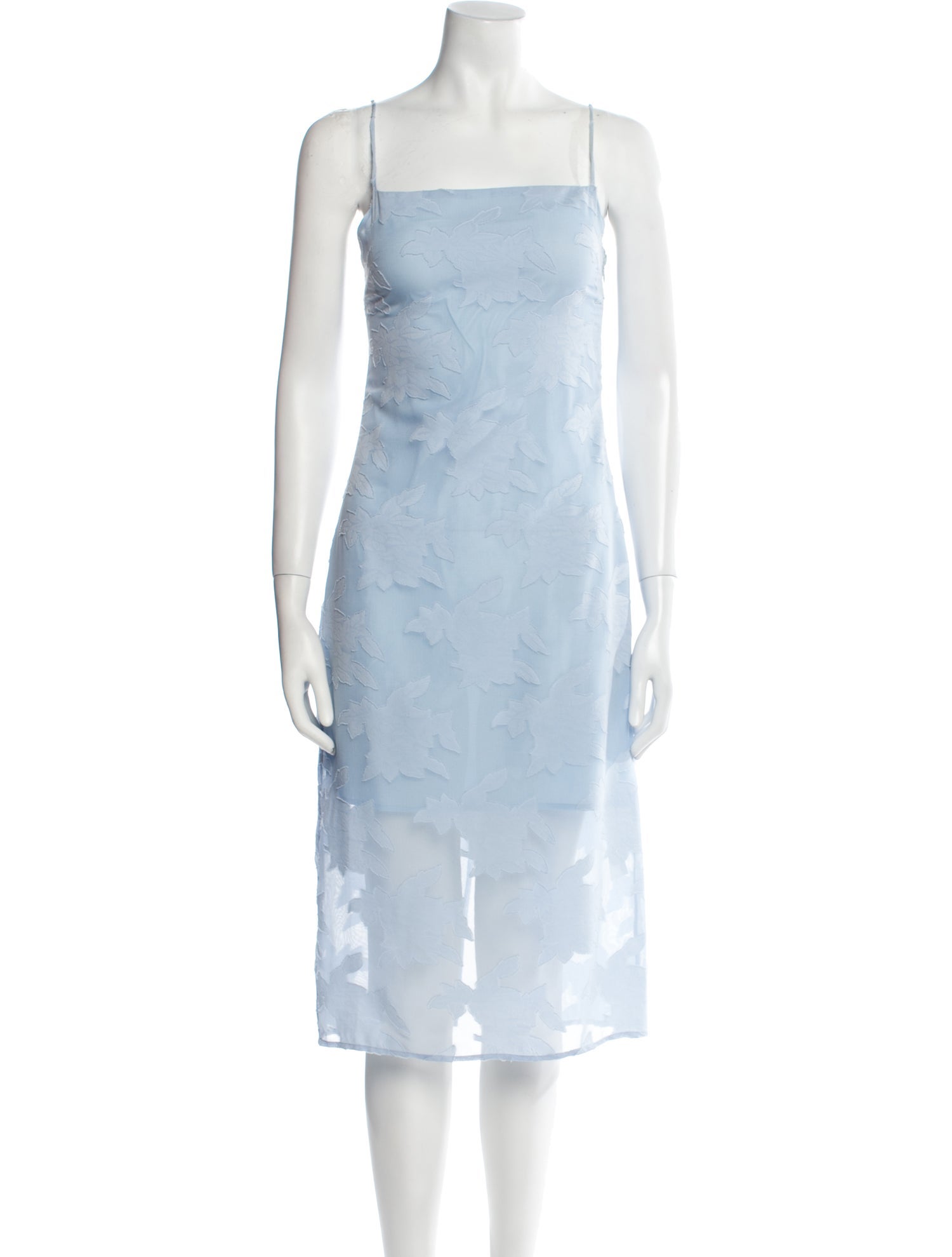 Third Form Square Neckline Midi Length Dress