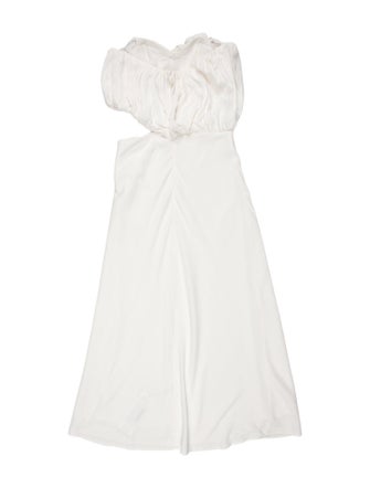 Third Form Strapless Midi Length Dress