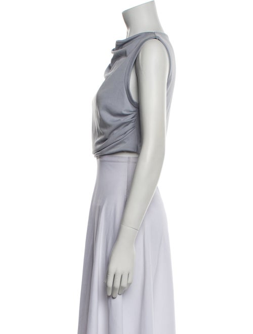Third Form Cowl Neck Sleeveless Crop Top