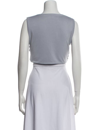 Third Form Cowl Neck Sleeveless Crop Top