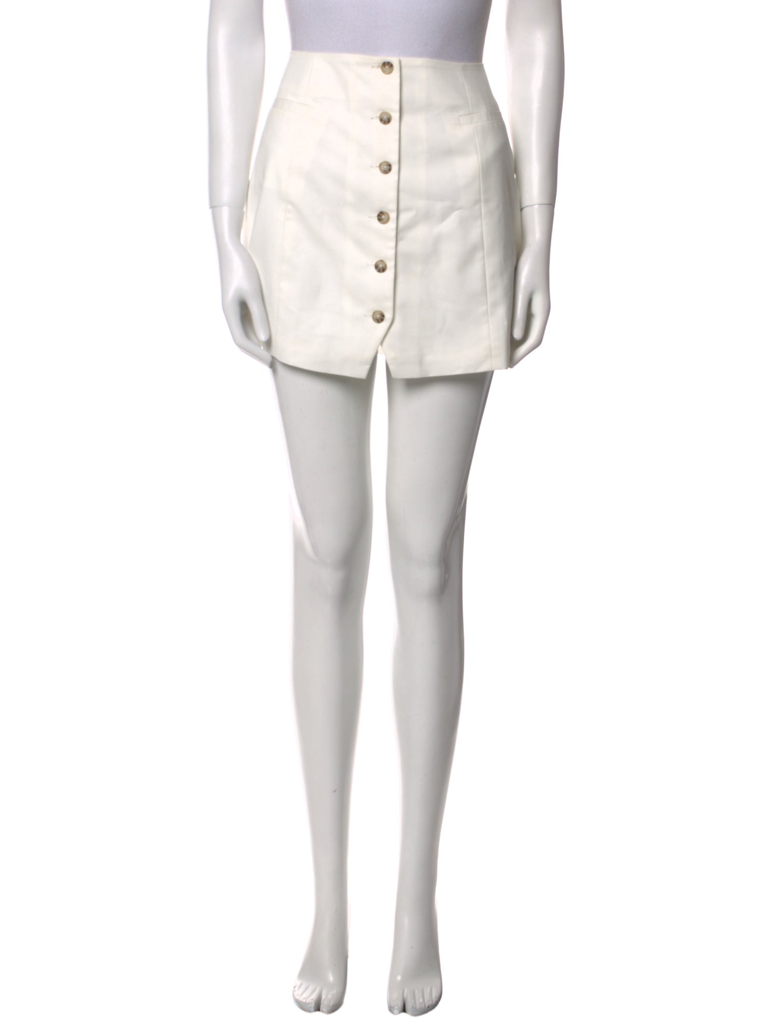 Third Form Pleated Accents Mini Skirt