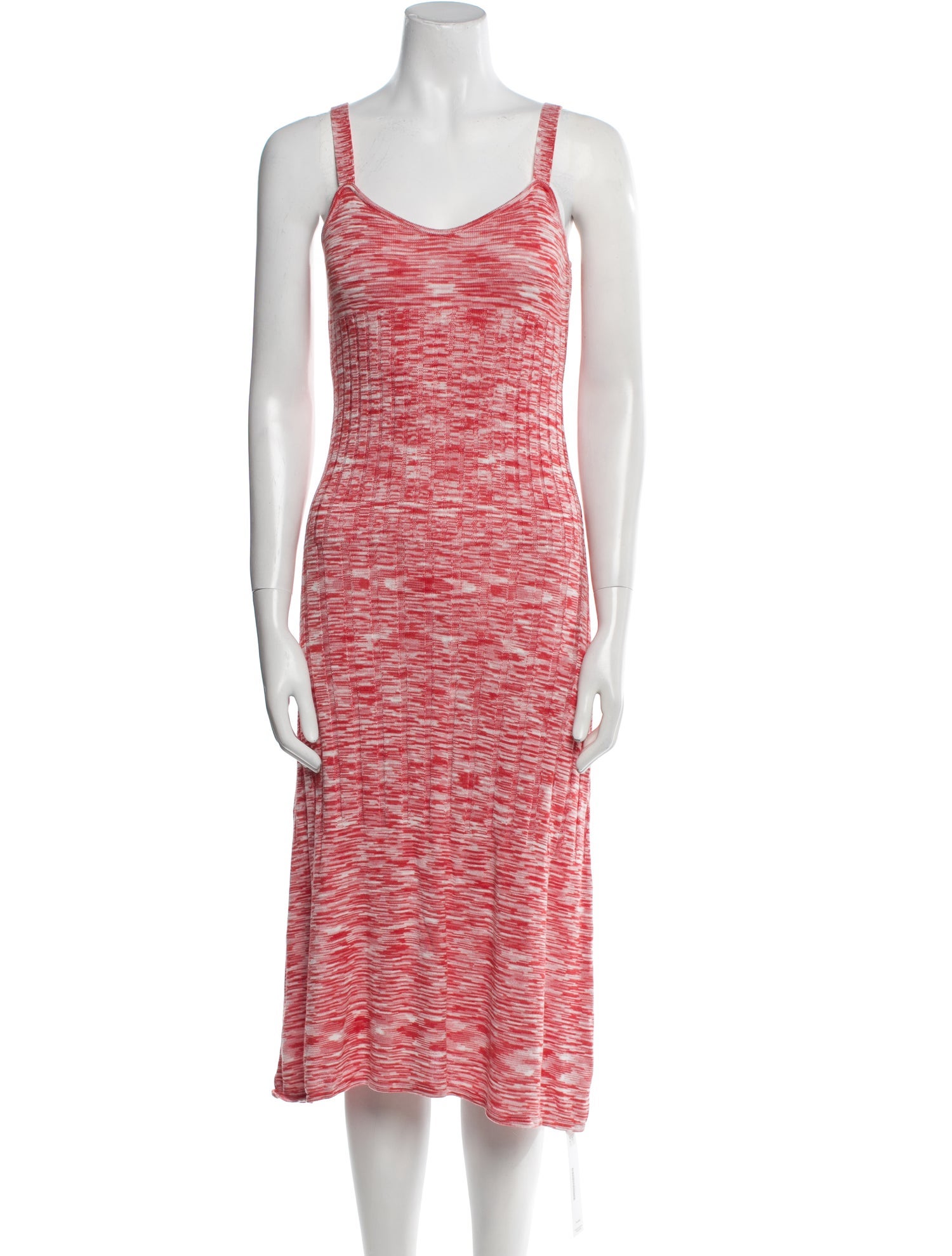 Third Form Striped Midi Length Dress