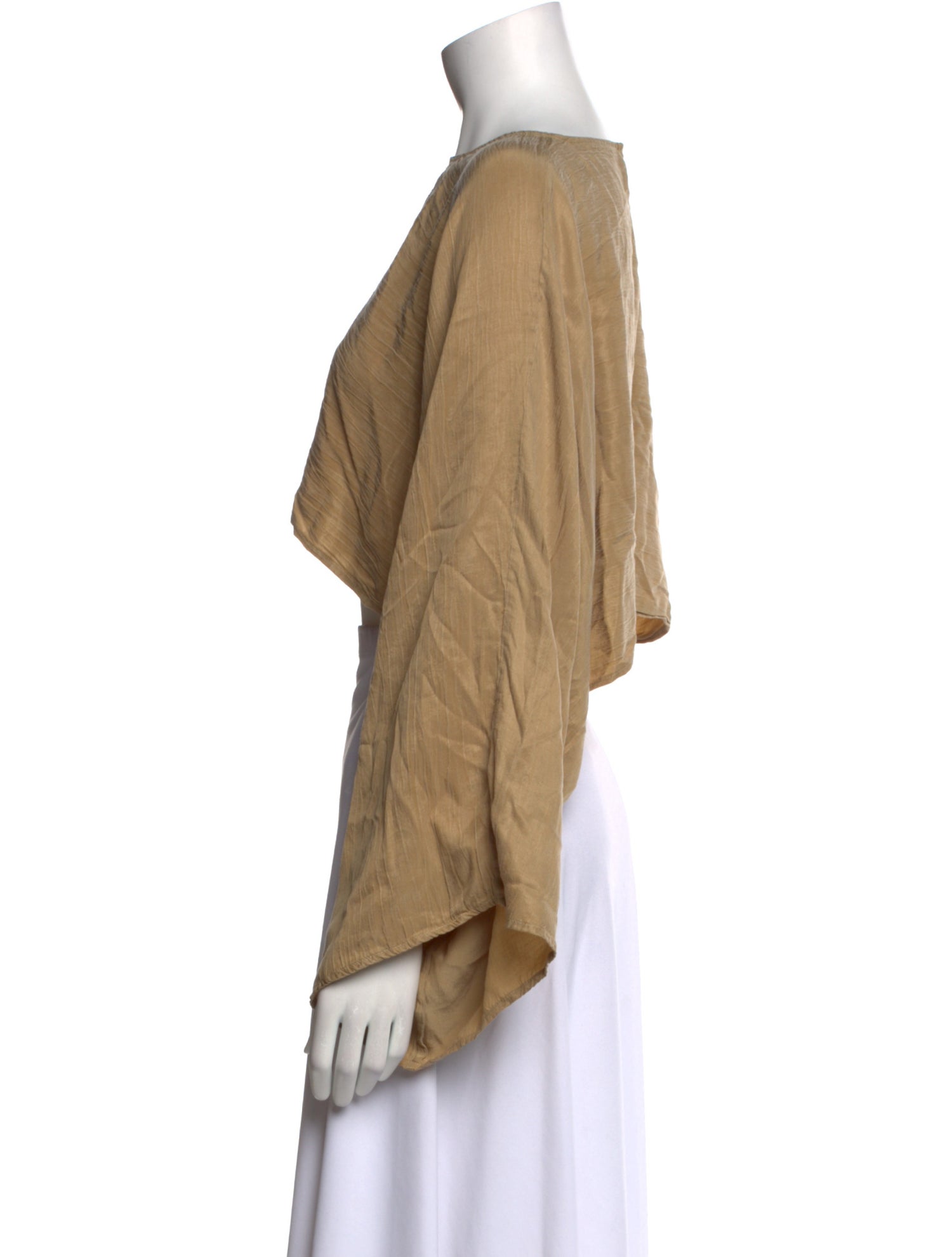 Third Form Bateau Neckline Long Sleeve Crop Top