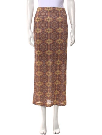 Third Form Printed Midi Length Skirt