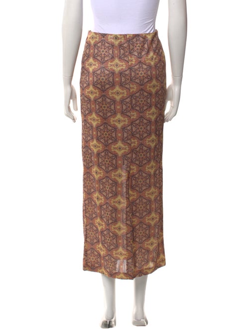 Third Form Printed Midi Length Skirt