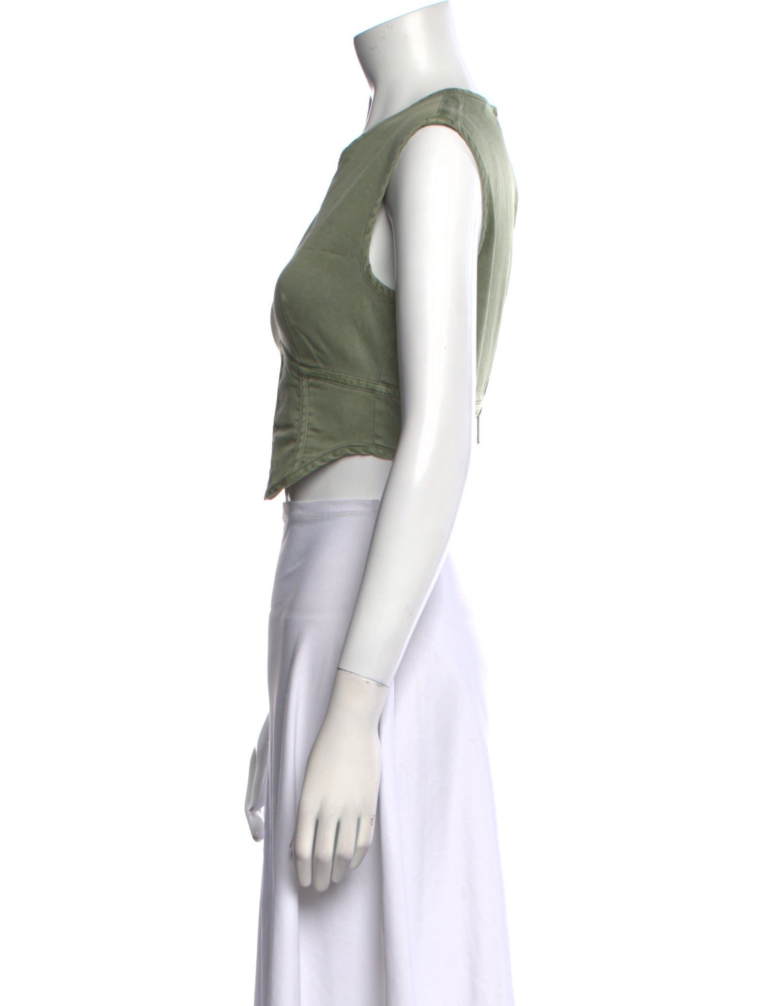 Third Form Crew Neck Sleeveless Crop Top