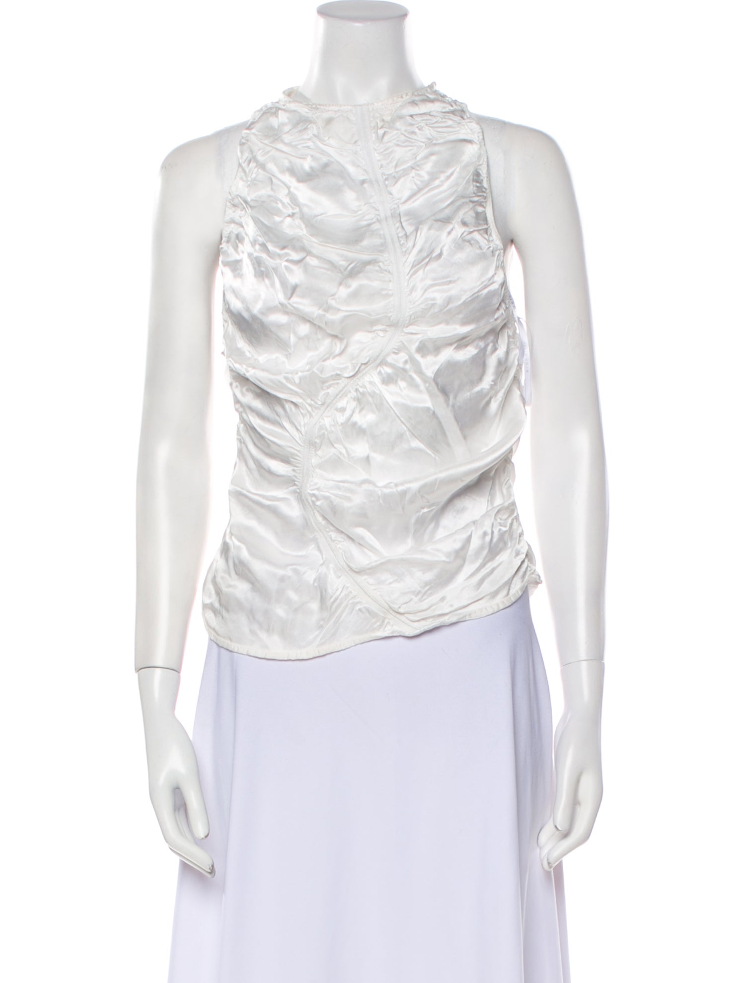 Third Form Mock Neck Sleeveless Blouse