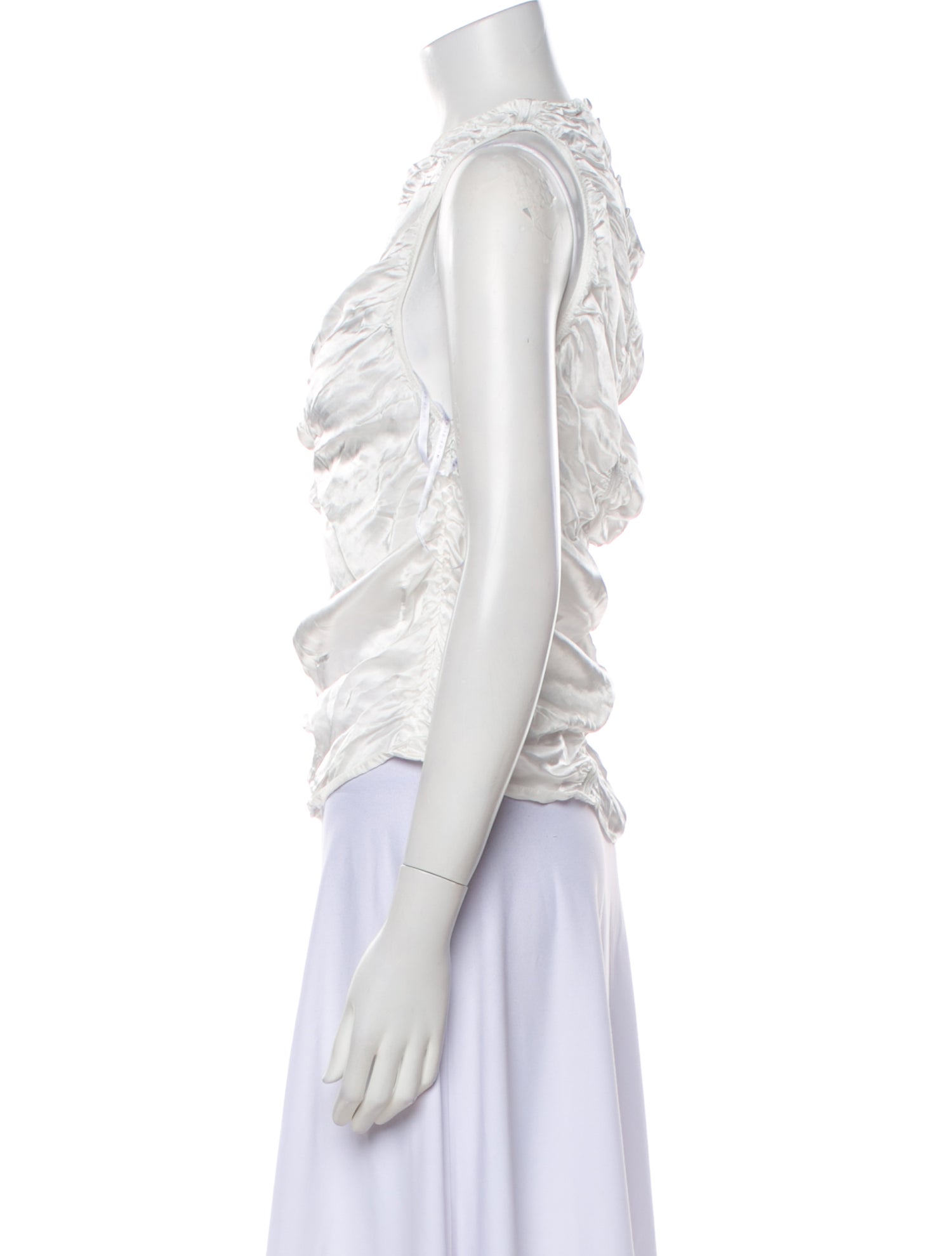 Third Form Mock Neck Sleeveless Blouse