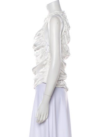 Third Form Mock Neck Sleeveless Blouse