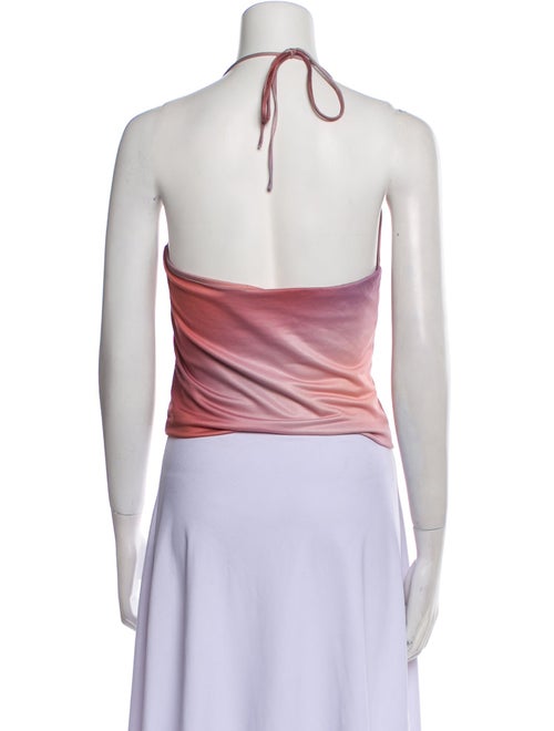 Third Form Cowl Neck Sleeveless Crop Top