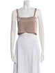 Third Form Square Neckline Sleeveless Crop Top