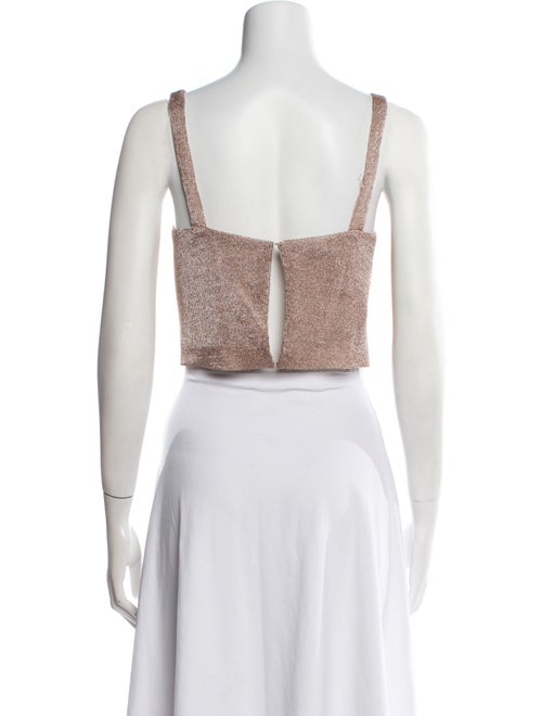 Third Form Square Neckline Sleeveless Crop Top