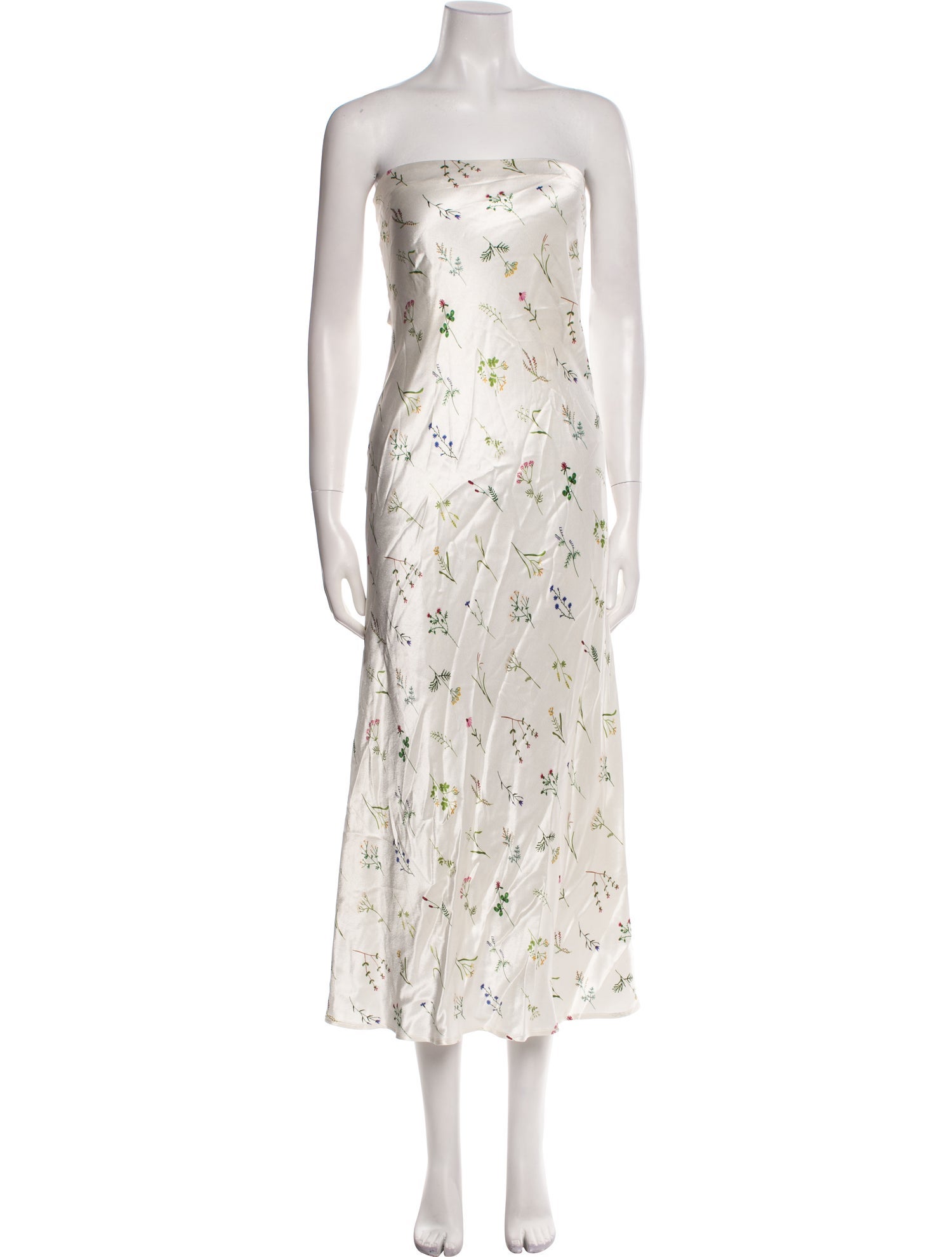 Third Form Floral Print Midi Length Dress