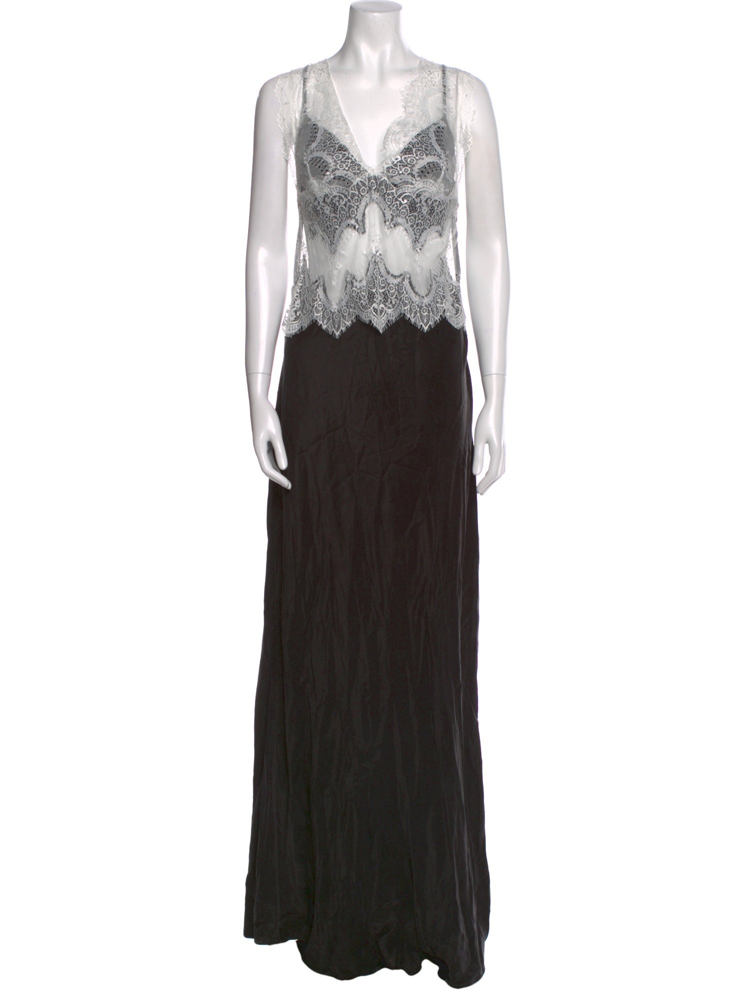 Third Form Lace Pattern Long Dress