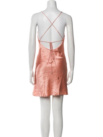 Third Form Square Neckline Mini Dress