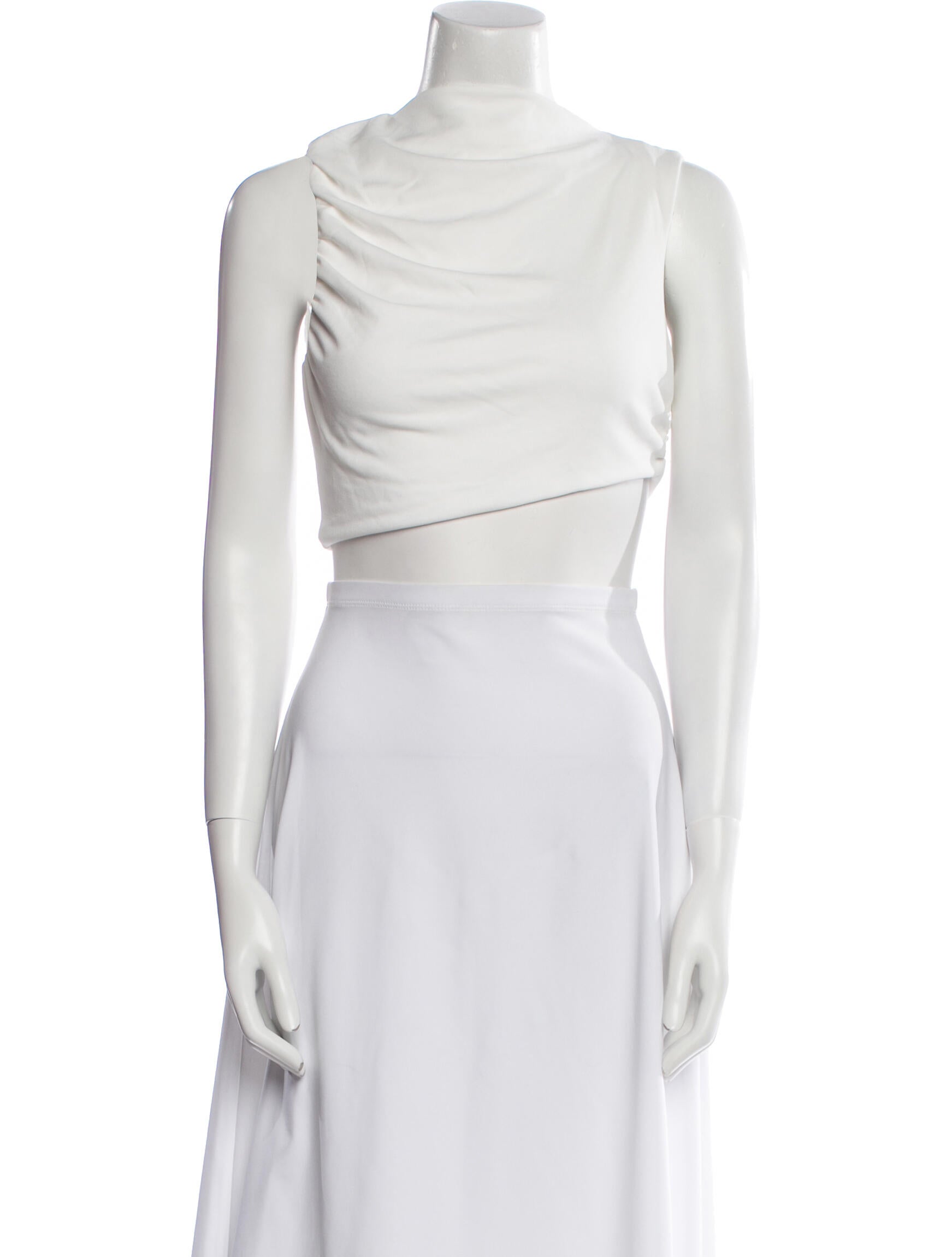 Third Form Mock Neck Sleeveless Crop Top