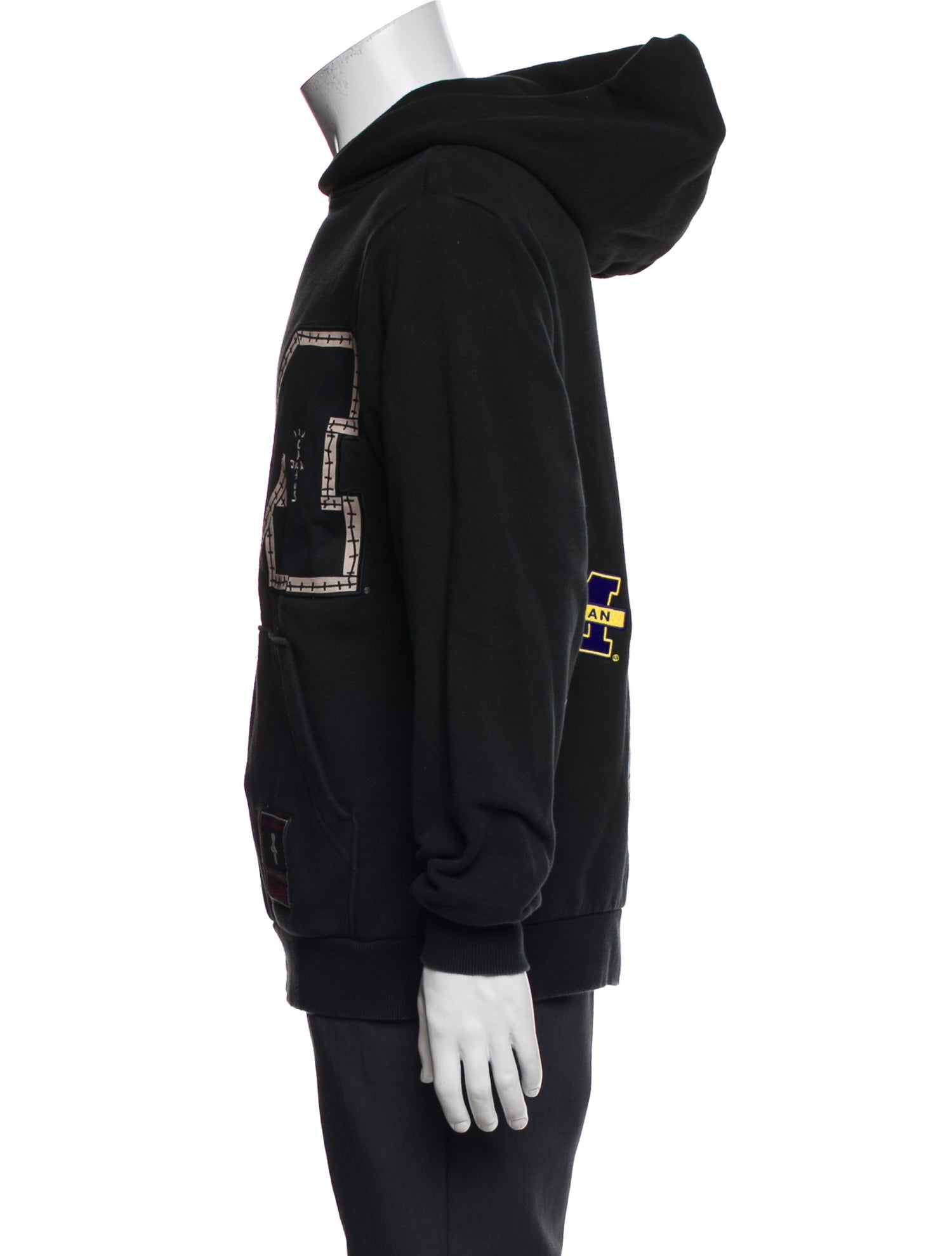 Travis Scott x Mitchell & Ness Graphic Print Crew Neck Hoodie