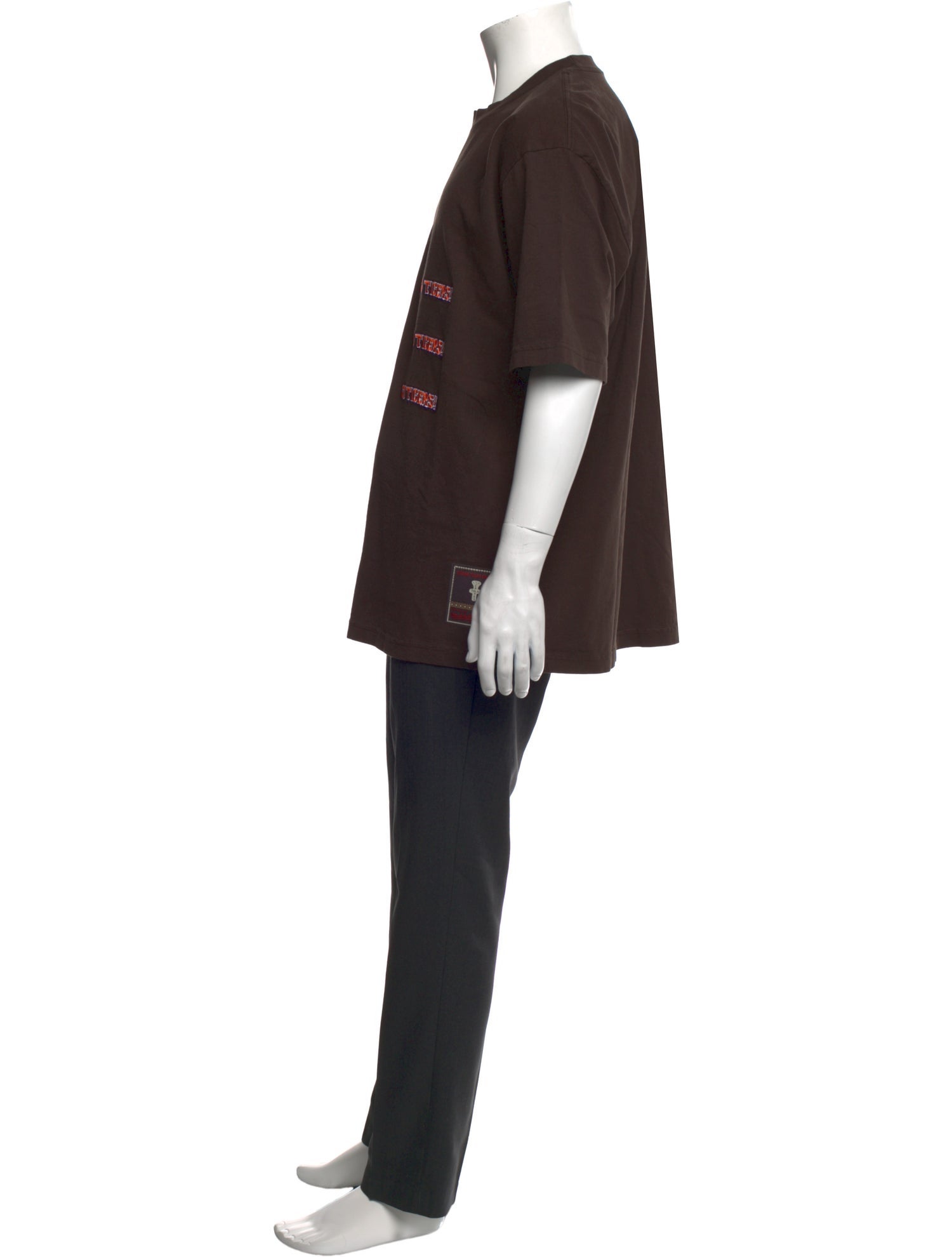 Travis Scott x Mitchell & Ness Graphic Print Crew Neck T-Shirt