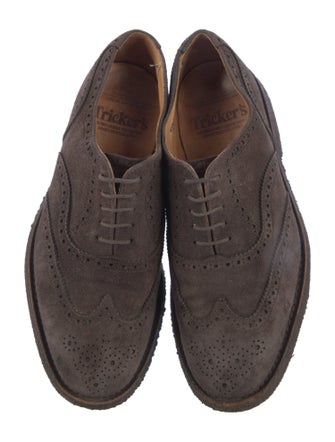 Tricker's Suede Brogues