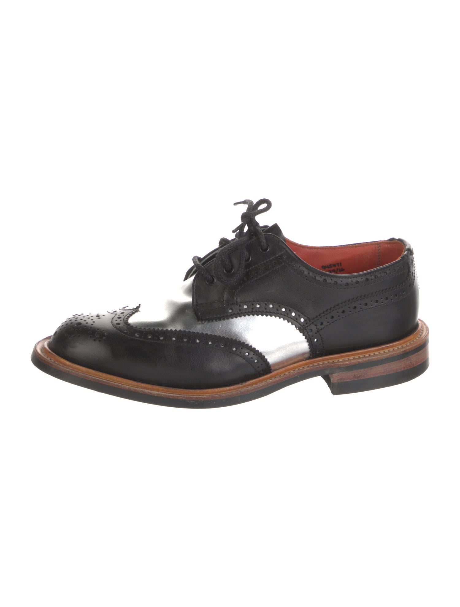 Tricker's Leather Lasercut Accents Oxfords
