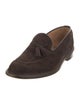 Tricker's Suede Dress Loafers