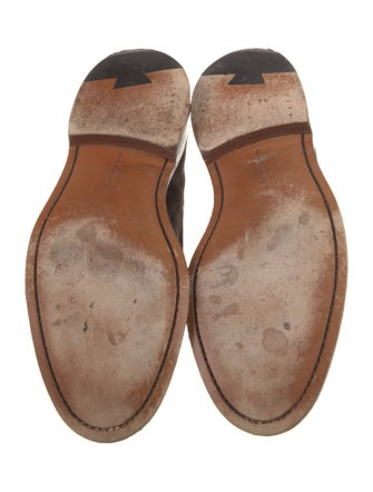 Tricker's Suede Dress Loafers