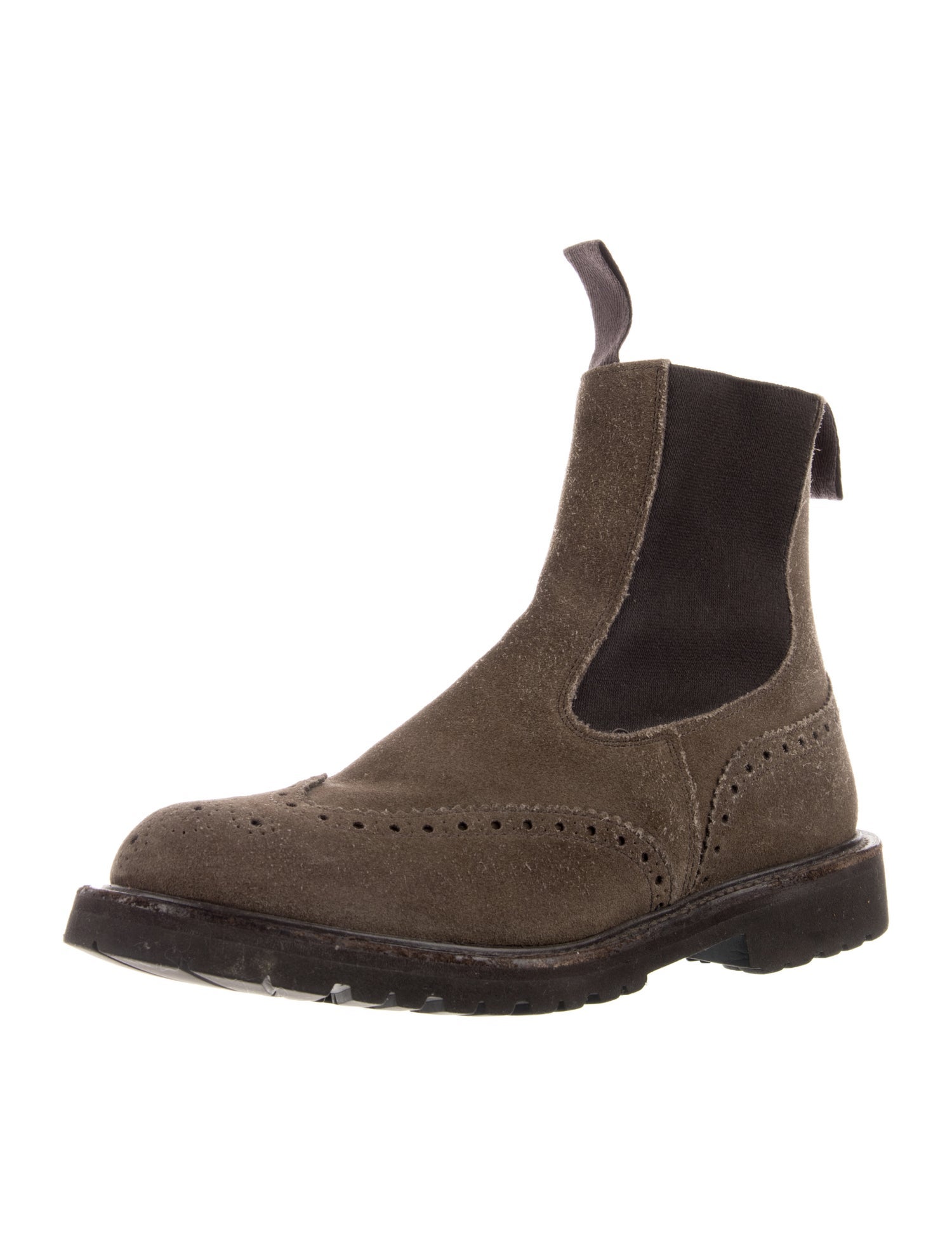 Tricker's Suede Chelsea Boots