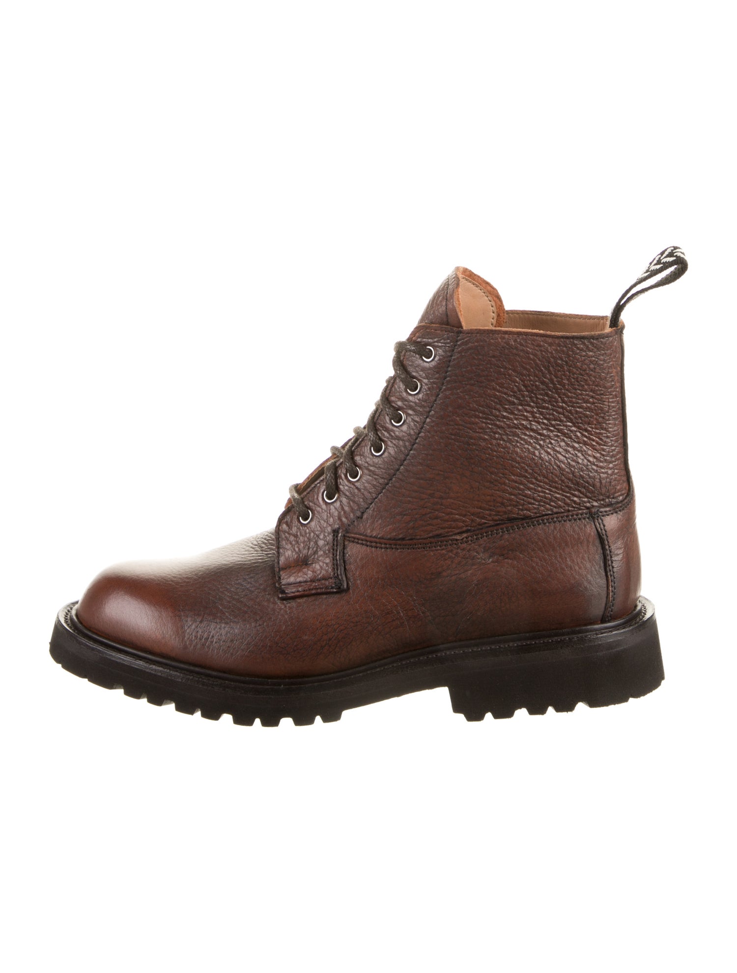 Tricker's x Gabriela Hearst Leather Combat Boots w/ Tags