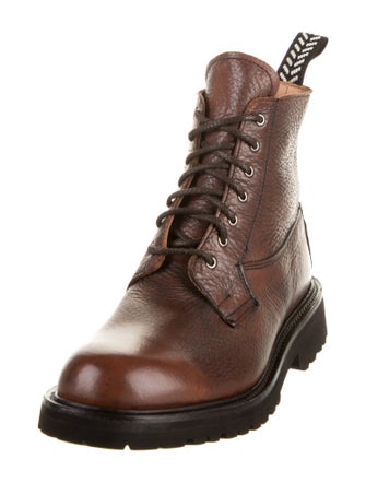 Tricker's x Gabriela Hearst Leather Combat Boots w/ Tags