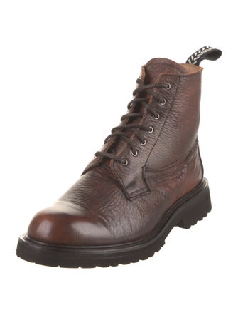 Tricker's x Gabriela Hearst Leather Combat Boots w/ Tags