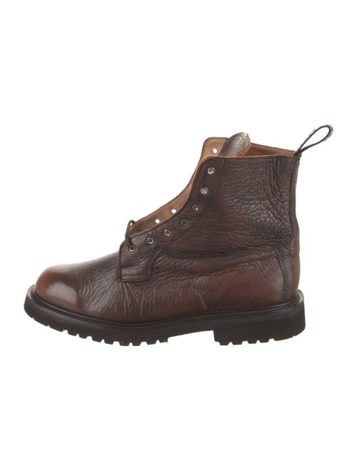 Tricker's x Gabriela Hearst Leather Combat Boots