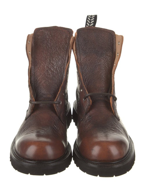 Tricker's x Gabriela Hearst Leather Combat Boots