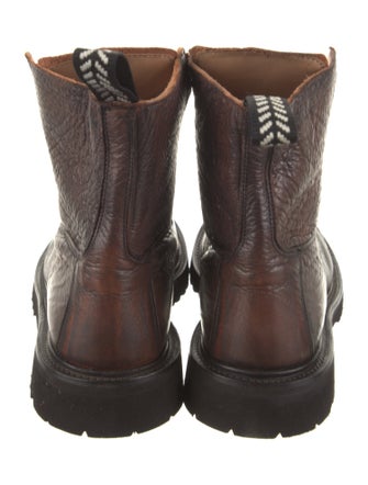 Tricker's x Gabriela Hearst Leather Combat Boots