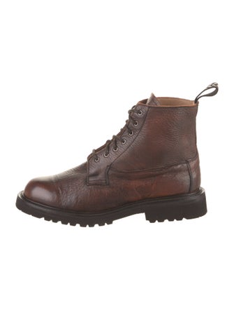 Tricker's x Gabriela Hearst Leather Combat Boots w/ Tags