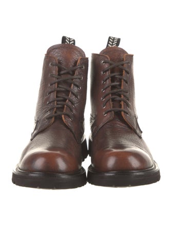 Tricker's x Gabriela Hearst Leather Combat Boots w/ Tags