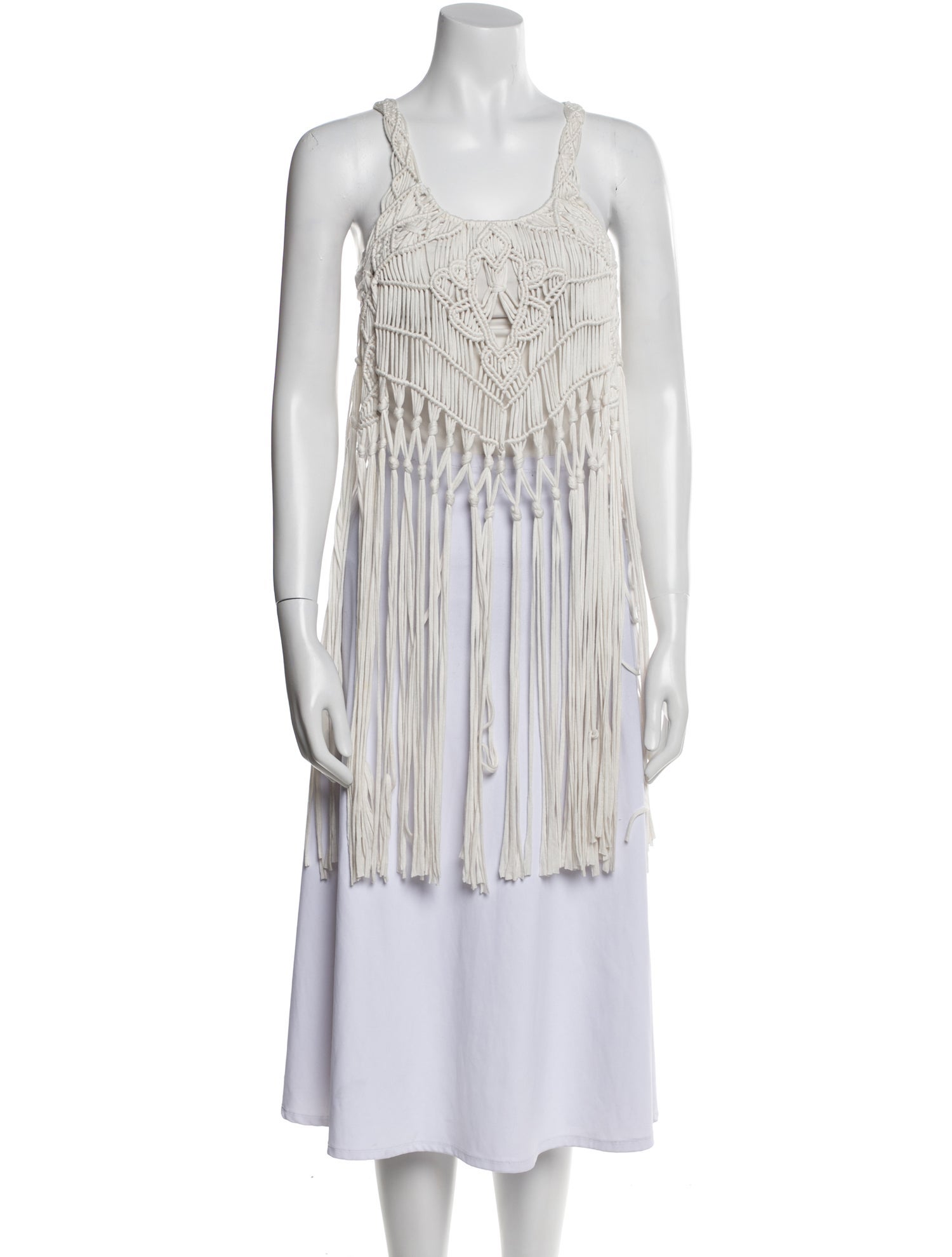 Trussardi Jeans Striped Scoop Neck Tunic