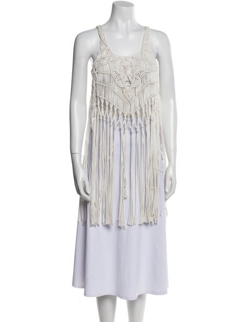 Trussardi Jeans Striped Scoop Neck Tunic