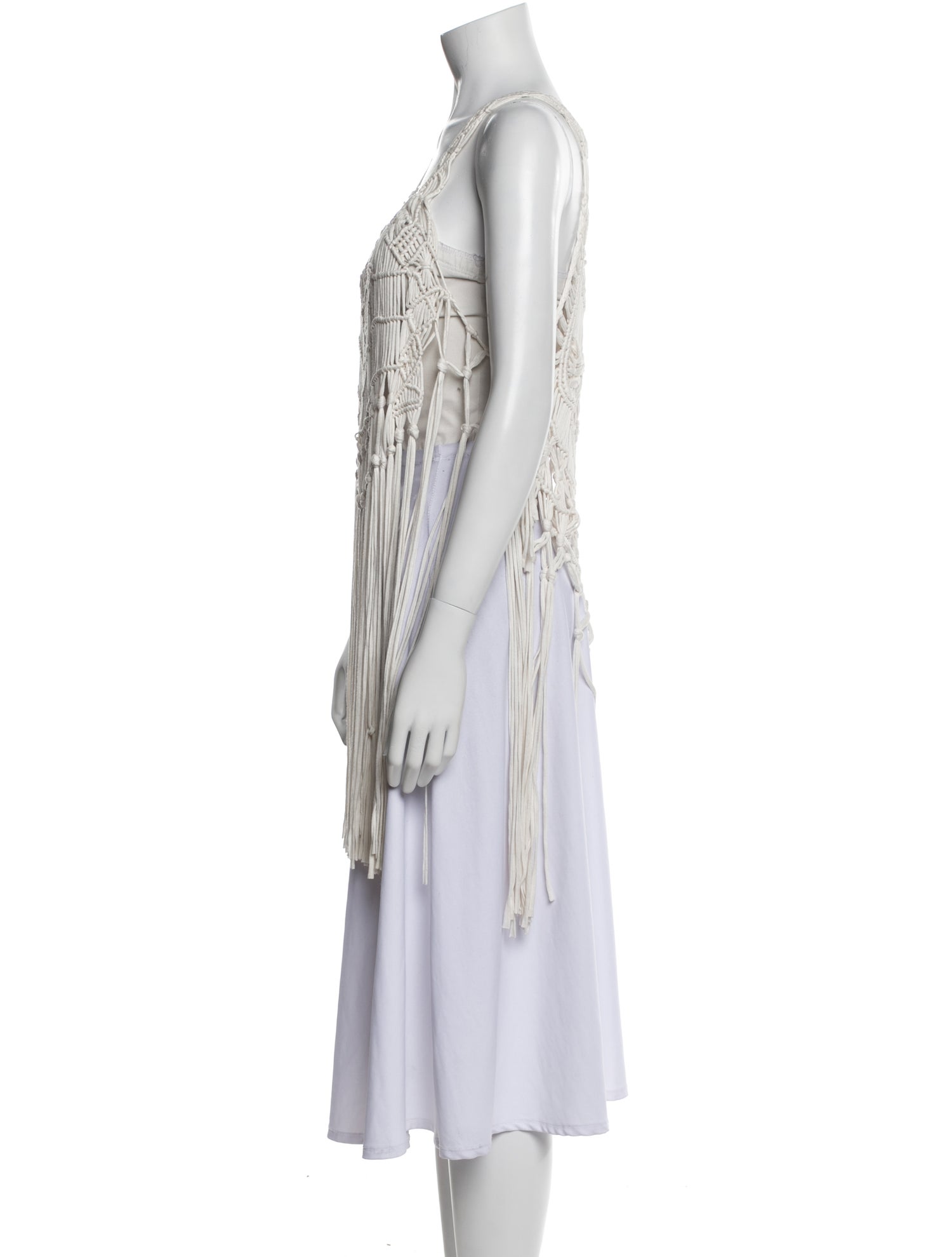 Trussardi Jeans Striped Scoop Neck Tunic