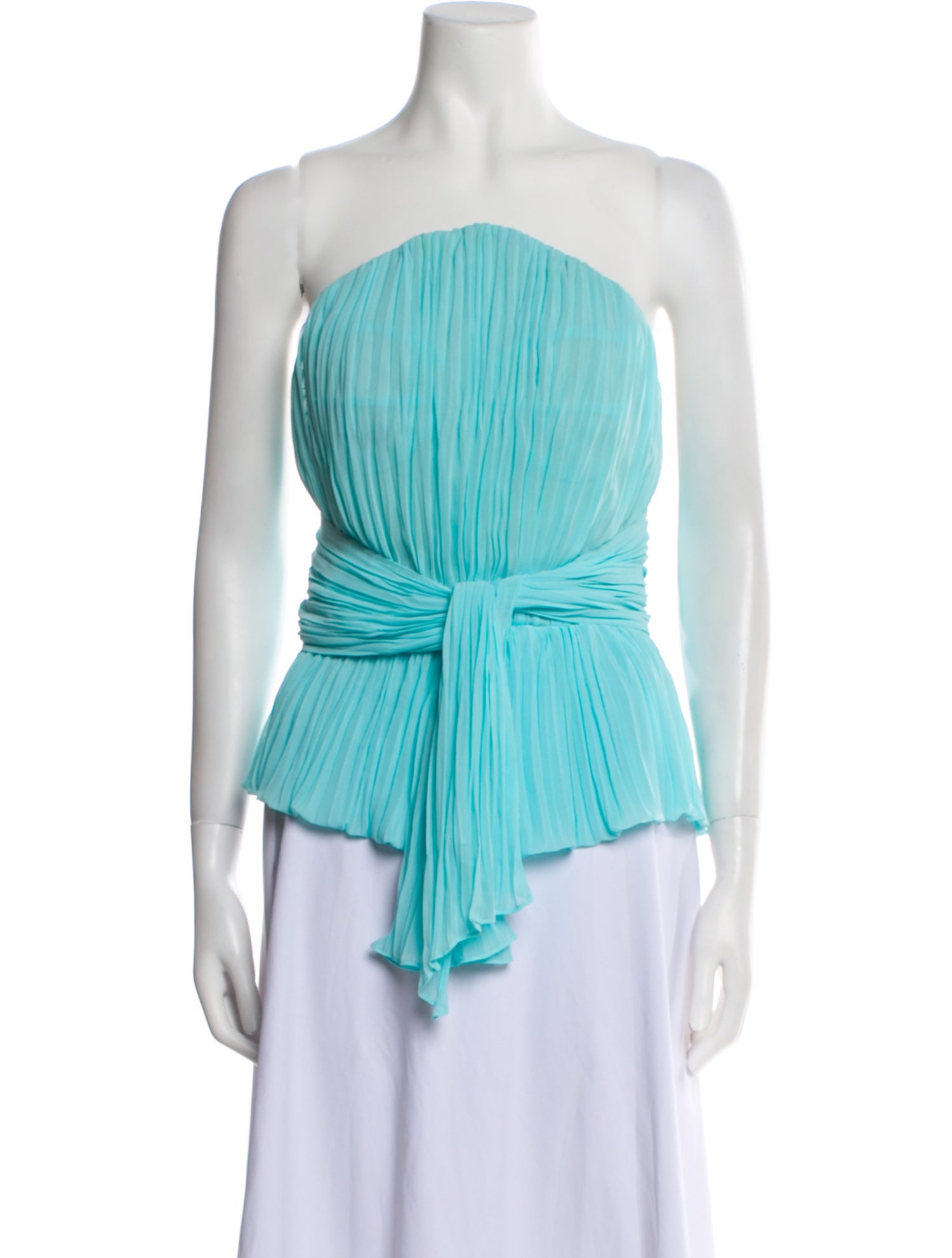 Tre by Natalie Ratabesi Strapless Crop Top