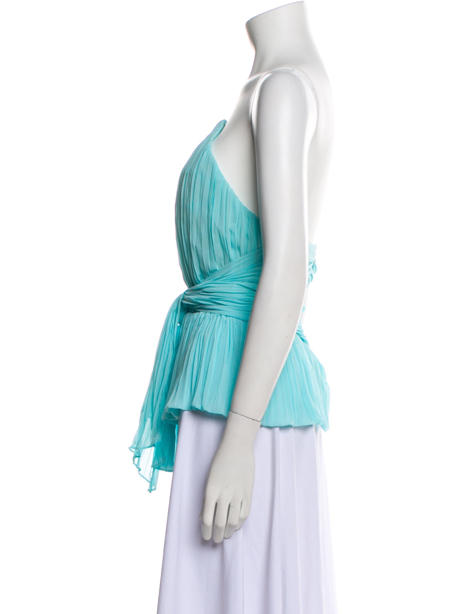 Tre by Natalie Ratabesi Strapless Crop Top