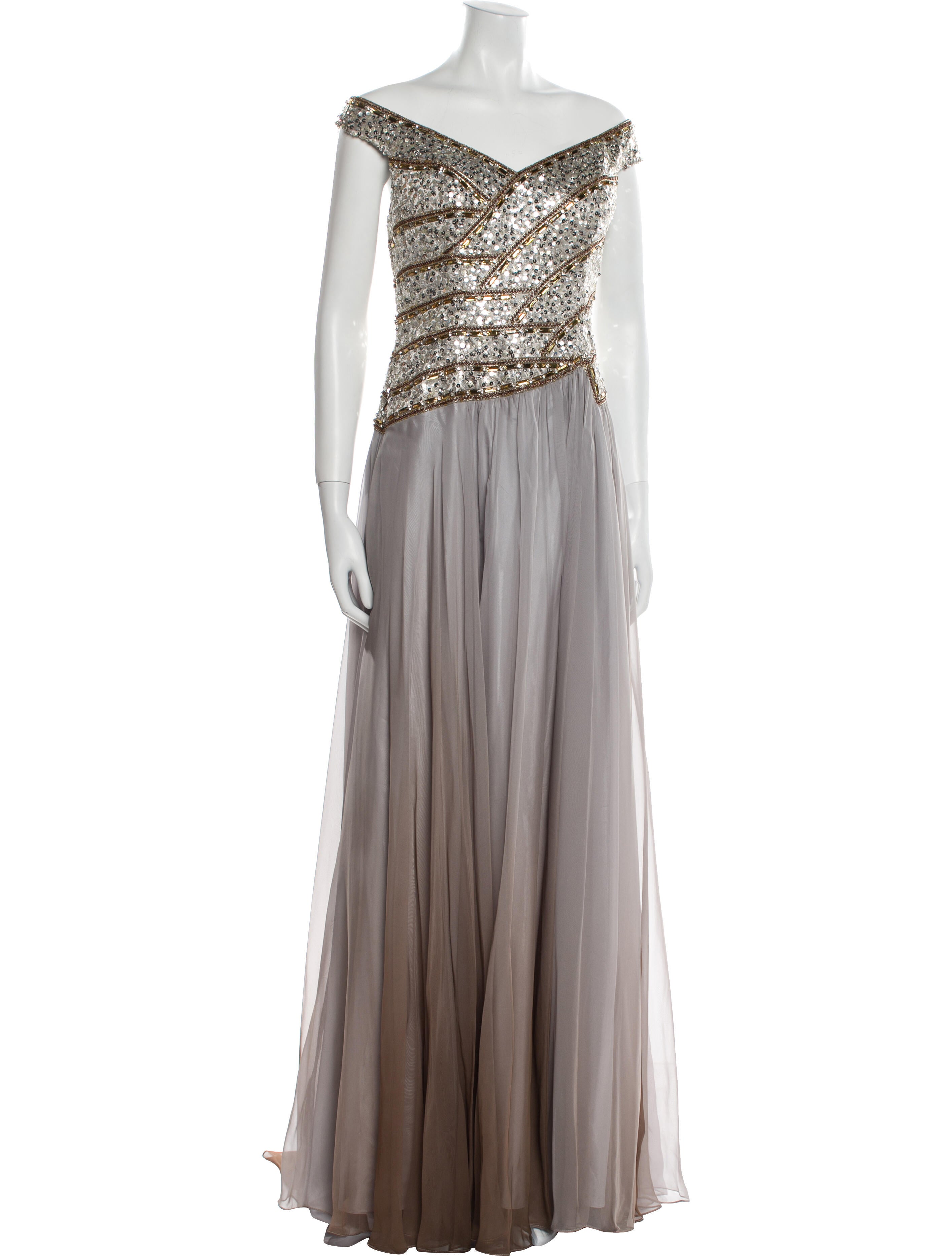 Terani Couture One-Shoulder Long Dress