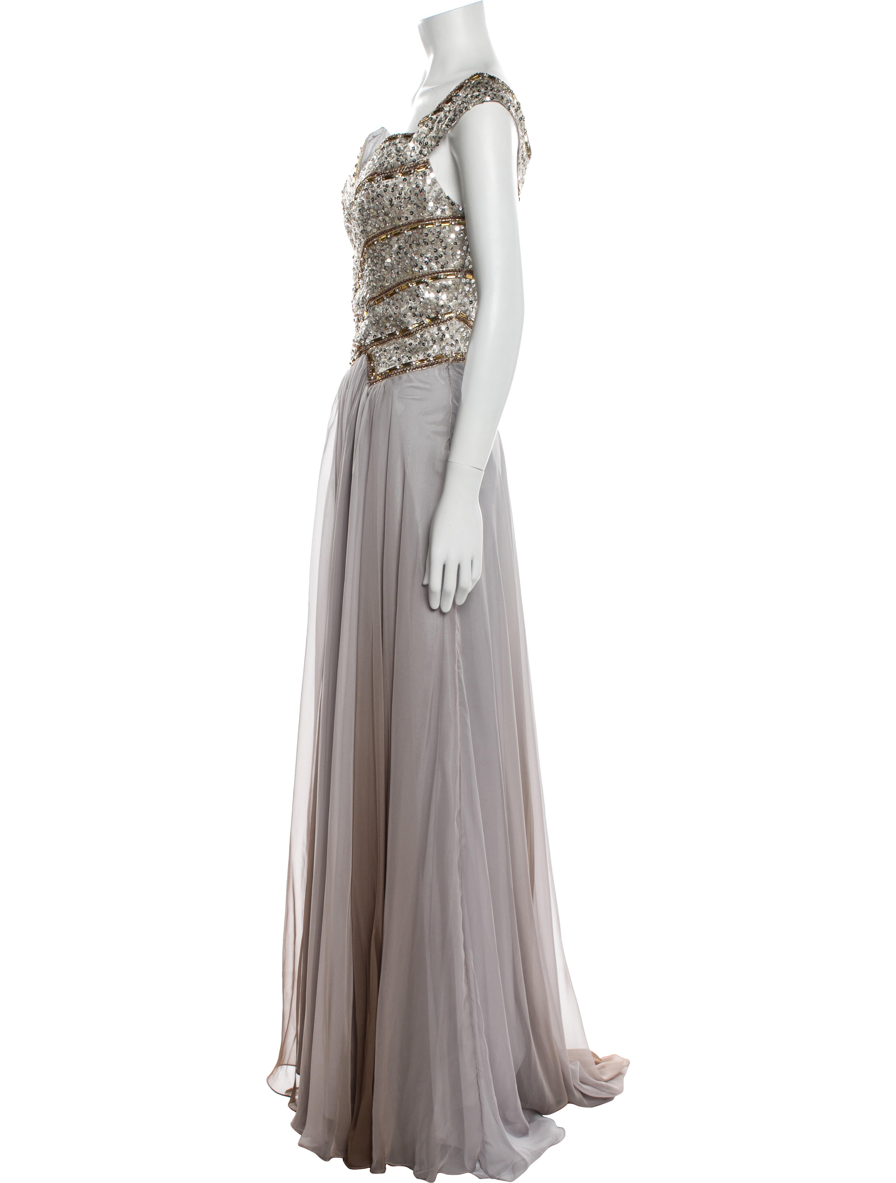 Terani Couture One-Shoulder Long Dress