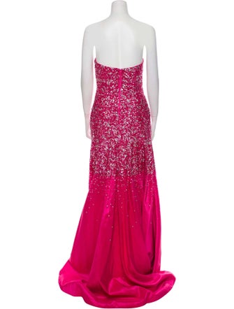 Terani Couture Strapless Long Dress