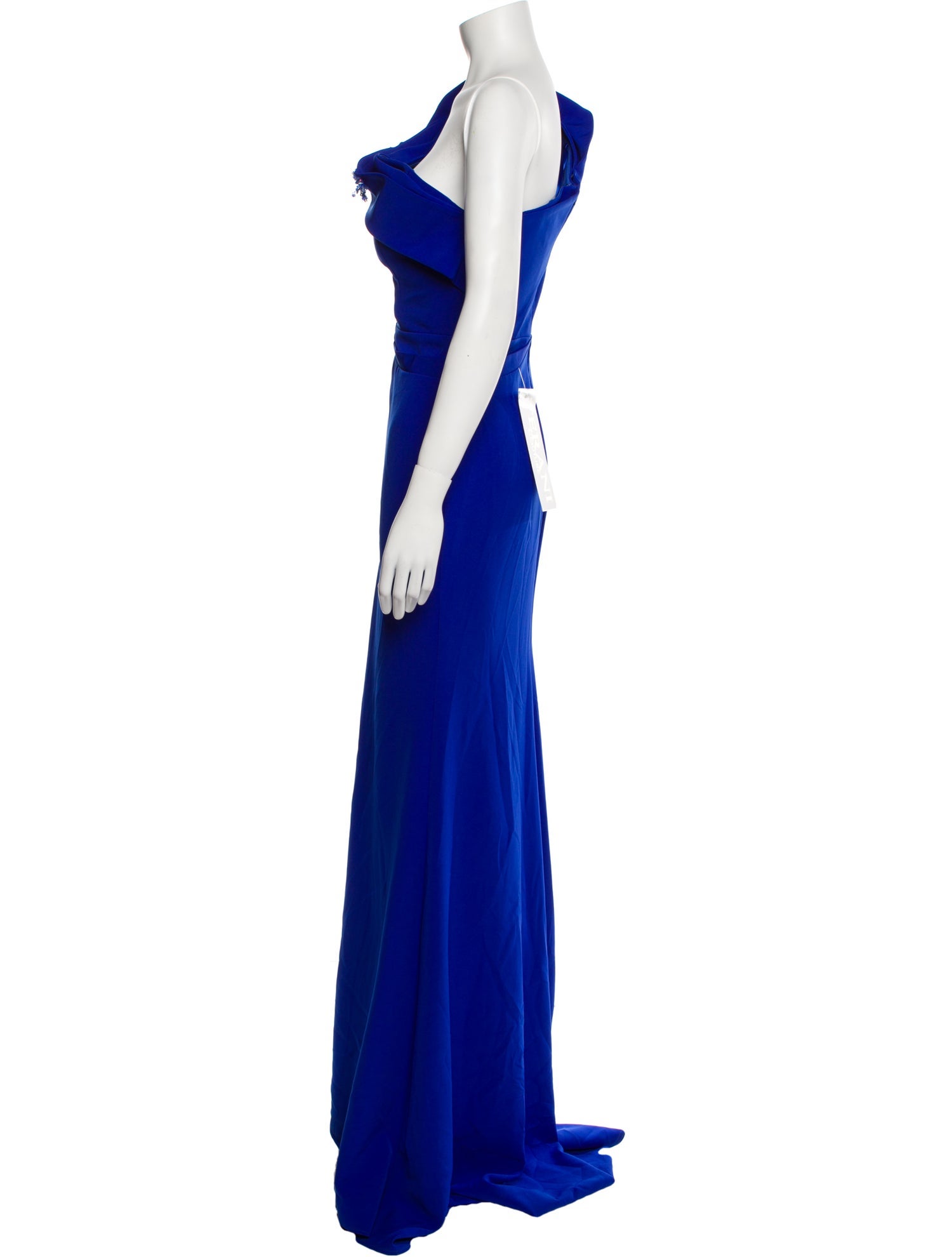 Terani Couture One-Shoulder Long Dress